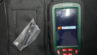 Parkside Inspection Camera unboxing at test [upl. by Ahtram]