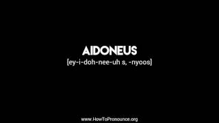 How to Pronounce quotaidoneusquot [upl. by Adaliah650]