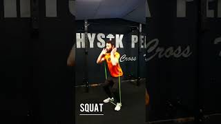 Exercice 6  Les squats avec Power band [upl. by Meekah]