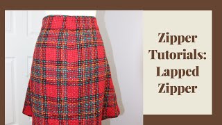 Zipper Tutorials Lapped Zipper [upl. by Lela689]