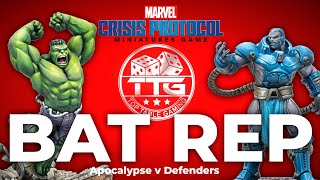 Marvel Crisis Protocol Apocalypse v Defenders [upl. by Inama240]