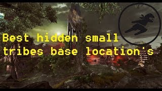 Best small tribe Extinction base Locations  hidden  Ark Survival Evolved [upl. by Rekab]