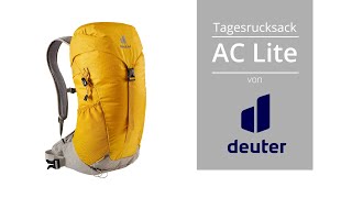 Deuter Rucksack AC Lite  Produktvideo [upl. by Endys]