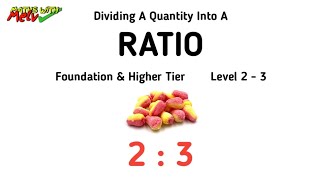 Dividing A Quantity Into A Ratio GCSE Maths Revision amp Questions [upl. by Gillmore124]