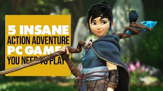 Top 5 Best Action Adventure Games for High Spec PC Hindi [upl. by Hayashi]