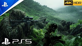 PS5 ALL GHILLIED UP SNIPER MISSION  Realistic ULTRA Graphics Gameplay 4K 60FPS HDR Call of Duty [upl. by Anahsirk]