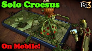 RS3  Solo Croesus On Mobile [upl. by Arteid]