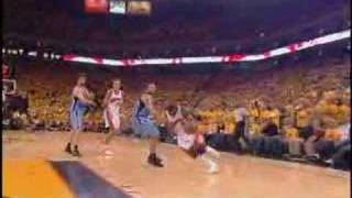 Baron Davis slams over Andrei Kirilenko [upl. by Narmis882]