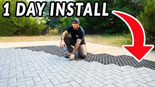 Easiest Patio Pavers Youll Ever Install [upl. by Beaudoin]