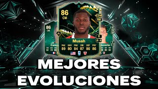 MEJORES EVOLUCIONES DE PILAR CENTRAL  MUSAH ROTISIMO  EVOS EAFC 25 ULTIMATE TEAM [upl. by Winnah]