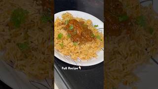 Chinese Kabsa Rice Recipe👆🏻 shorts kabsarice chickenkabsarecipe chickenmandi ytshorts [upl. by Eylsel300]