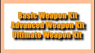 AQW Weapon Kit Quests Walkthrough Basic Weapon Kit Advanced Weapon Kit and Ultimate Weapon Kit [upl. by Nicoline]