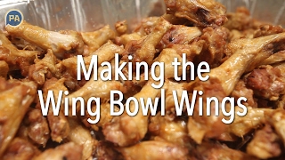 Making the Wing Bowl wings [upl. by Kalina57]