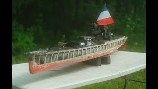 Desheeting a Battleship  ASMR  RC WARSHIP COMBAT [upl. by Atter]