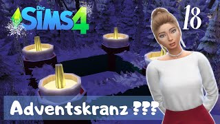 Kann man in Die Sims 4 einen Adventskranz bauen 😳🕯 Die Sims 4 Adventskalender 2022 🌟 18 [upl. by Anilave]