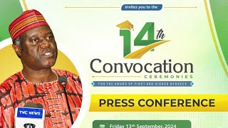 UniOsun PreConvocation Press Conference [upl. by Eesak]