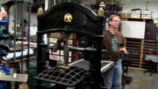 Award Winning Letterpress Artist David Wolfe Part 1 [upl. by Zwiebel]