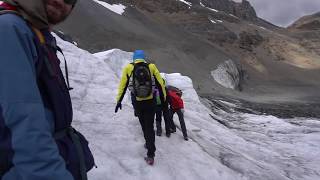 Glacier Hike Athabasca Glacier Jasper National Park [upl. by Lyle]