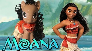 MOANA PONY Custom My Little Pony Tutorial DIY Disney REUPLOAD [upl. by Nanyk]