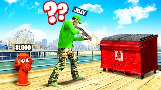 Hiding As A FIRE HYDRANT In GTA 5 PROP HUNT [upl. by Barboza]