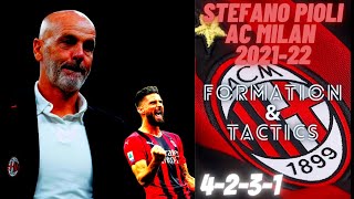 FIFA 22 HOW TO PLAY LIKE STEFANO PIOLI AC MILAN 202122 FORMATION amp TACTICS [upl. by Clo]