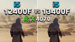 Core i5 12400F vs Core i5 13400F  RTX 4070  2024 [upl. by Maher]