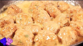 ALBONDIGAS EN SALSA🍘RECETA CASERA [upl. by Aikaj]