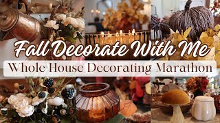 Fall Decorating Ideas 2024  Whole House Decorate With Me  Cottage Style Fall Home Decor [upl. by Jillane]