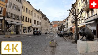 Porrentruy Switzerland  Spring 2021【4K】 [upl. by Noira348]