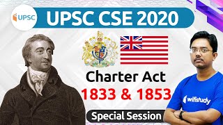 Charter Act 1833 amp Charter Act 1853  Main Features  Important Acts in India [upl. by Airdnahc]