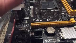 Install ssd m2 Gigabyte h310m m2 20 [upl. by Pincince]