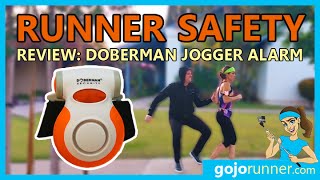 Runner Safety Review Doberman Jogger Alarm FunnyInformative  gojo runner [upl. by Trin]