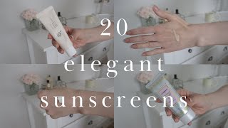 I Tried 20 Sunscreens So You Dont Have To  Korean Mineral Chemical Dewy Matte No Eye Burning [upl. by Misty]