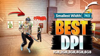 BEST  DPI  FOR HEADSHOT  “SECRET” DPI FOR ONE TAP HEADSHOT IN FREE FIRE [upl. by Sire]