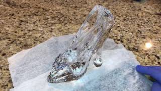 Cinderella Swarovski Glass Slipper Crystal Disney Limited Edition Collectible [upl. by Shannon]