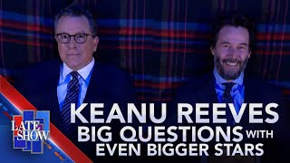 Keanu Reeves Big Questions With Even Bigger Stars [upl. by Delora241]