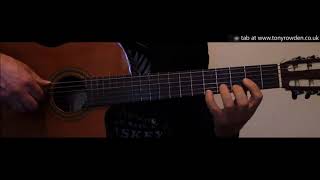 Moonshadow  Cat Stevens fingerstyle guitar solo  link to TAB in description [upl. by Ecinreb]