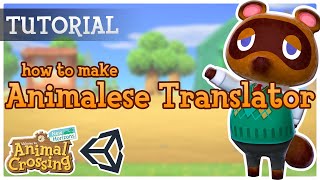 How to make Animalese Translator in Unity [upl. by Columbus]