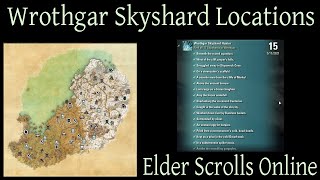 Wrothgar Skyshard Locations Elder Scrolls Online ESO Orsinium [upl. by Eelirem]