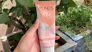 PONDS INSTABRIGHT TONE UP FACEWASH REVIEW ✨ [upl. by Norret506]