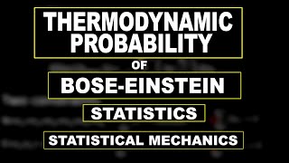 Application of Bose Einstein statistics to photon gas  Statistical mechanics [upl. by Bonnibelle]