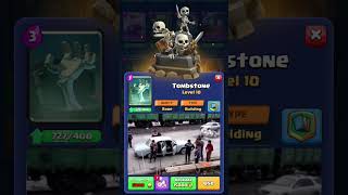 Tombstone🔥🔥🔥 clashroyale fypシ゚viral supercell memes [upl. by Nnaeerb]