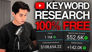 FREE YouTube Keyword Research Course 1 Hour [upl. by Starlin]