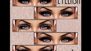 CHARM eyelash mesh self editing  Second Life [upl. by Enileqcaj]