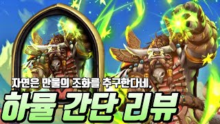 자연은 이겨낼 걸세 quot하뮬 룬토템 스킨 리뷰quot 하스스톤 [upl. by Matias]