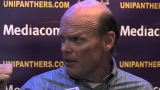 UNI Football Press Luncheon  Nov 3 2014  UNI offense  NDSU differences [upl. by Yaniv264]