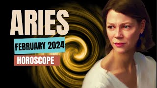 Blessings in Career Finances and Identity 🔆 ARIES FEBRUARY 2024 HOROSCOPE [upl. by Maccarthy]