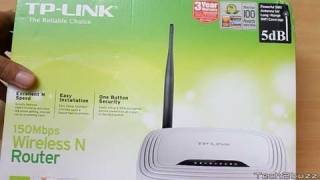 TPLink budget WiFi N router TLWR740N unboxing [upl. by Ariada]