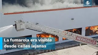 Impresionante incendio en tienda de telas Parisina dentro de centro comercial en Hermosillo [upl. by Nisbet]