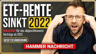 ETF Renten sinken ab 2022  JETZT handeln [upl. by Tace999]